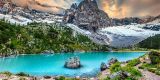 Trekking lake Sorapis and the Tofane group in the Dolomites